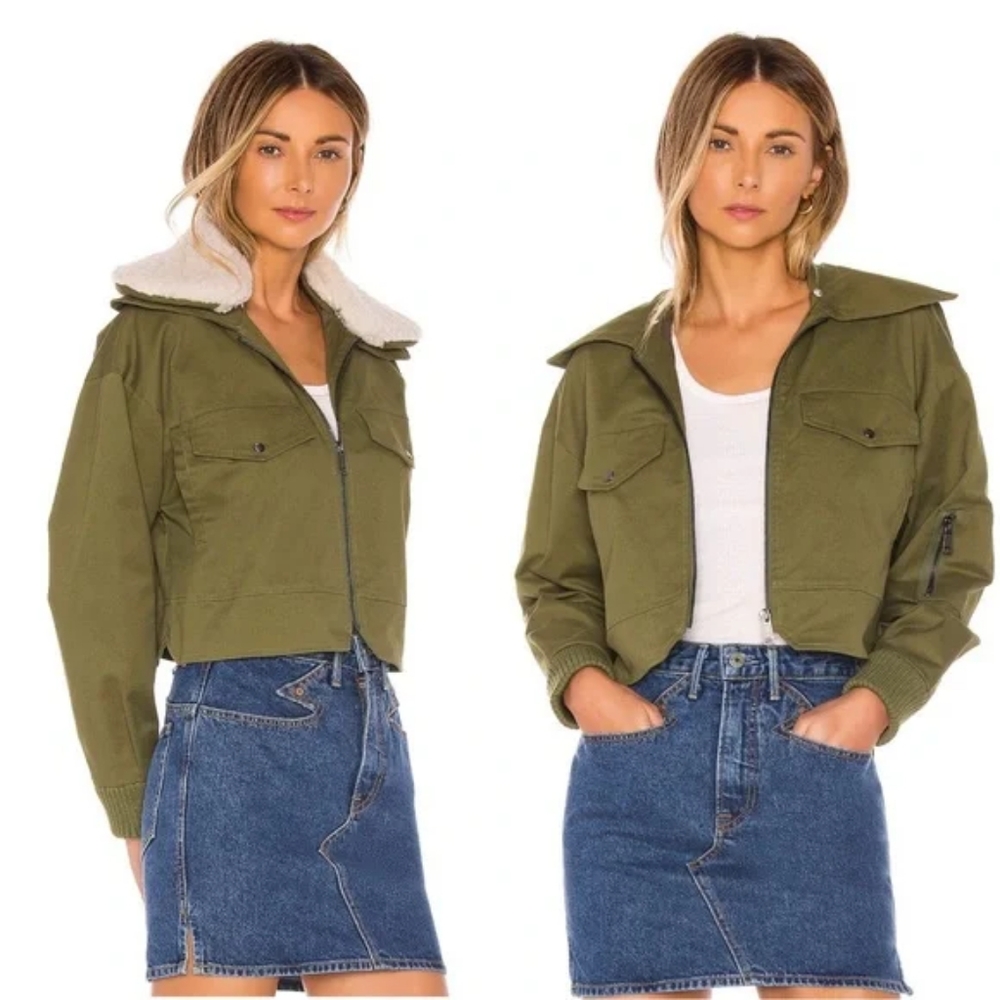 NWOT, Tularosa Army Green Johnnie Jacket